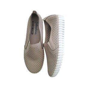Skechers Women's Sepulveda Blvd a La ModeSlip-On Shoes In Taupe Sz 7.5 EUC